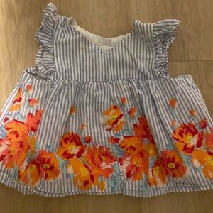 Baby Gap floral blouse